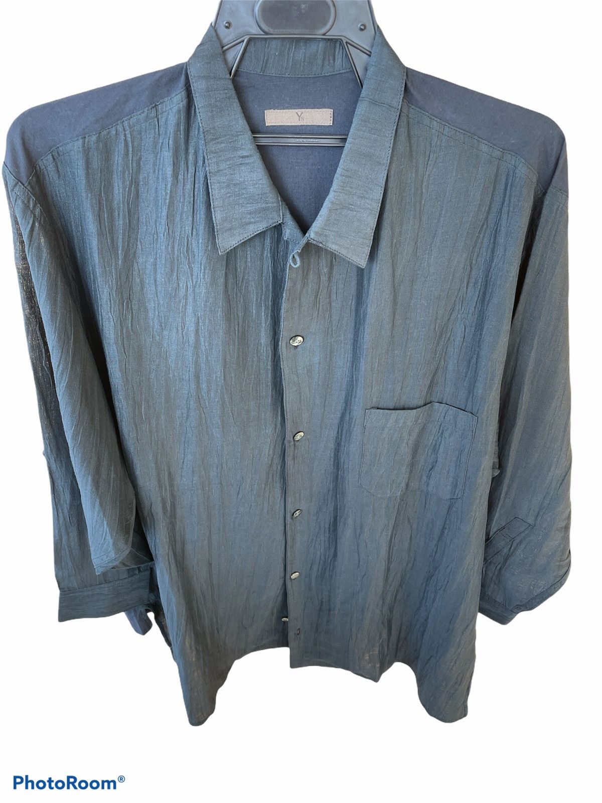Japanese Brand Rare Design Ys Button Up Shirt Size US XL / EU 56 / 4 - 2 Thumbnail