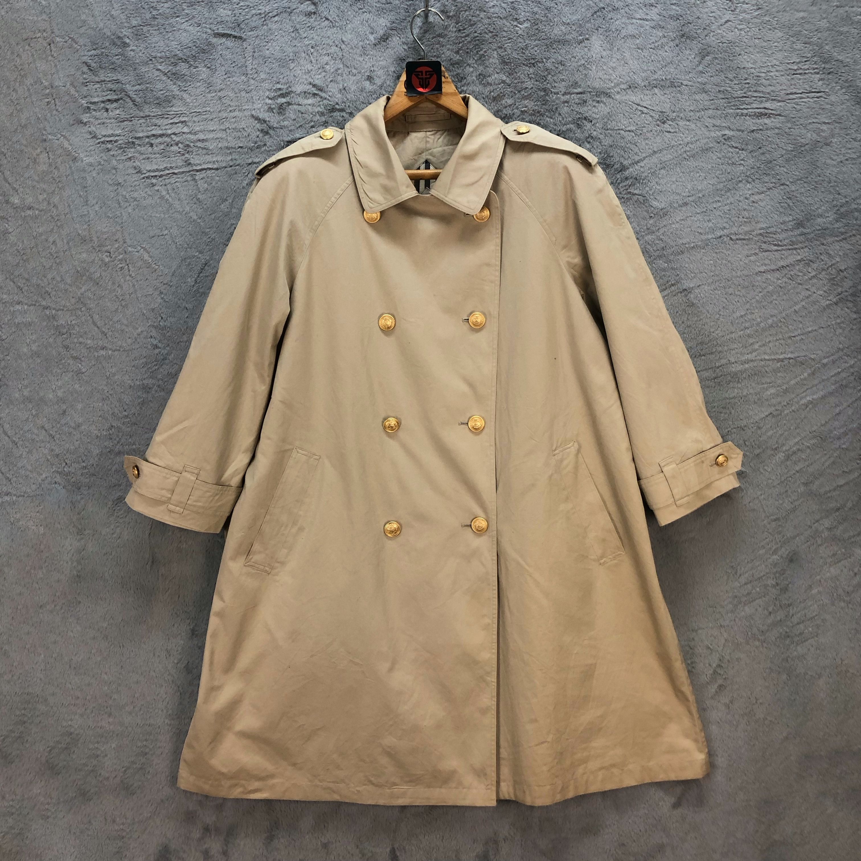 Burberry BURBERRYS DOUBLE BREASTED TRENCH COAT #6728-83 Size US M / EU 48-50 / 2 - 2 Thumbnail