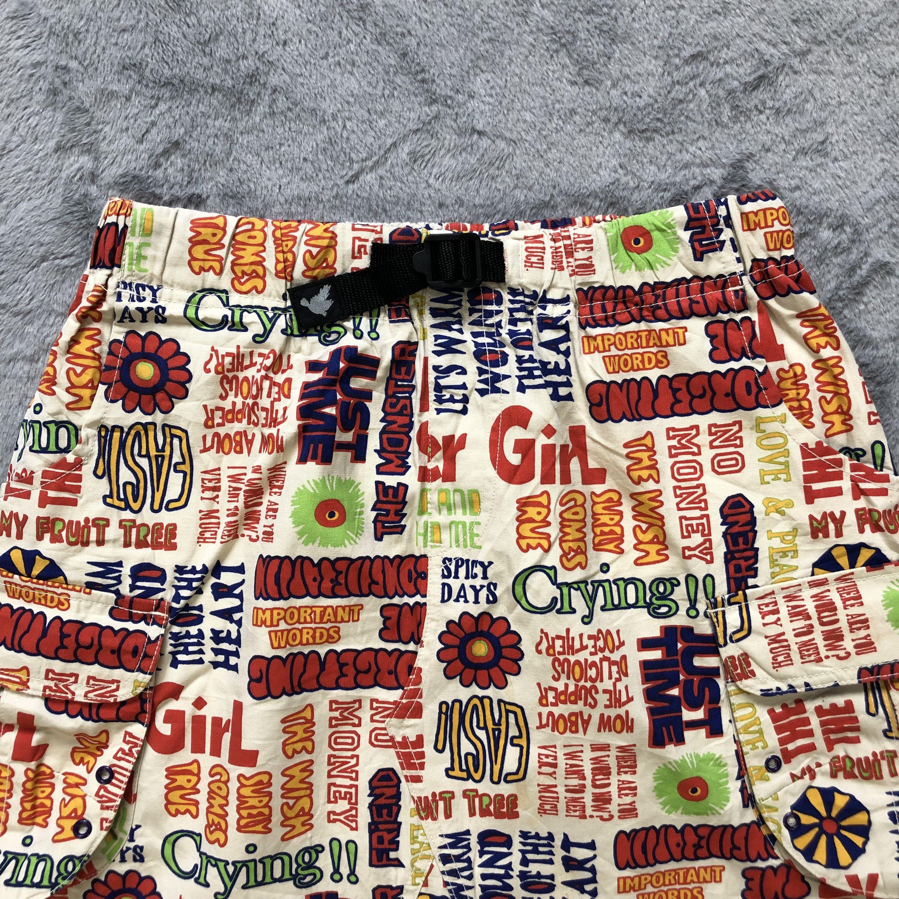 Japanese Brand POWER TO THE PEOPLE GLOBAL CULTURE MIX MINI SKIRTS #6747-84 Size 30" / US 8 / IT 44 - 2 Thumbnail