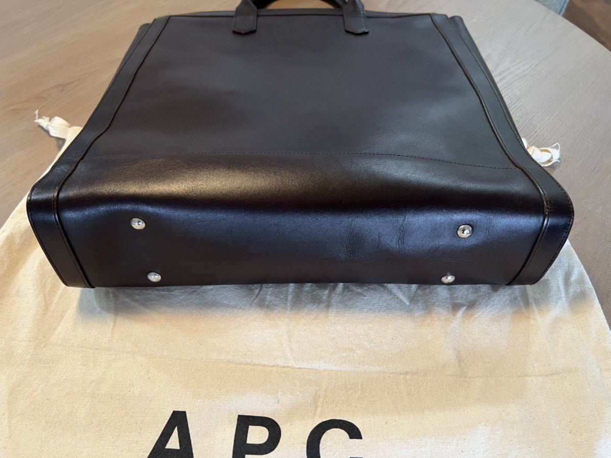 A.P.C. APC A.P.C RARE!! Brown Leather Tote bag Size ONE SIZE - 3 Thumbnail