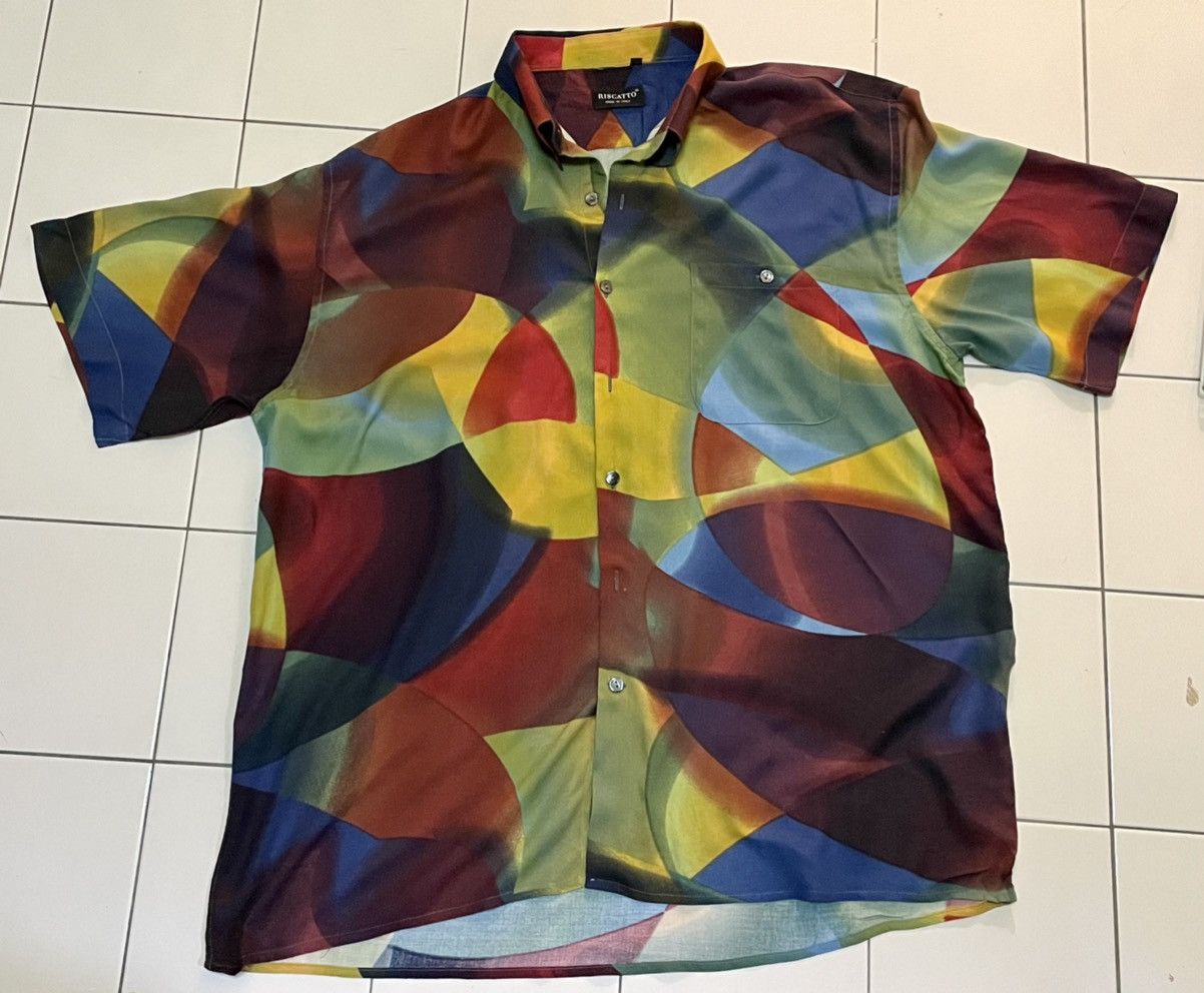 Vintage Vintage riscatto colourful design 100 rayon Size US XL / EU 56 / 4 - 2 Thumbnail