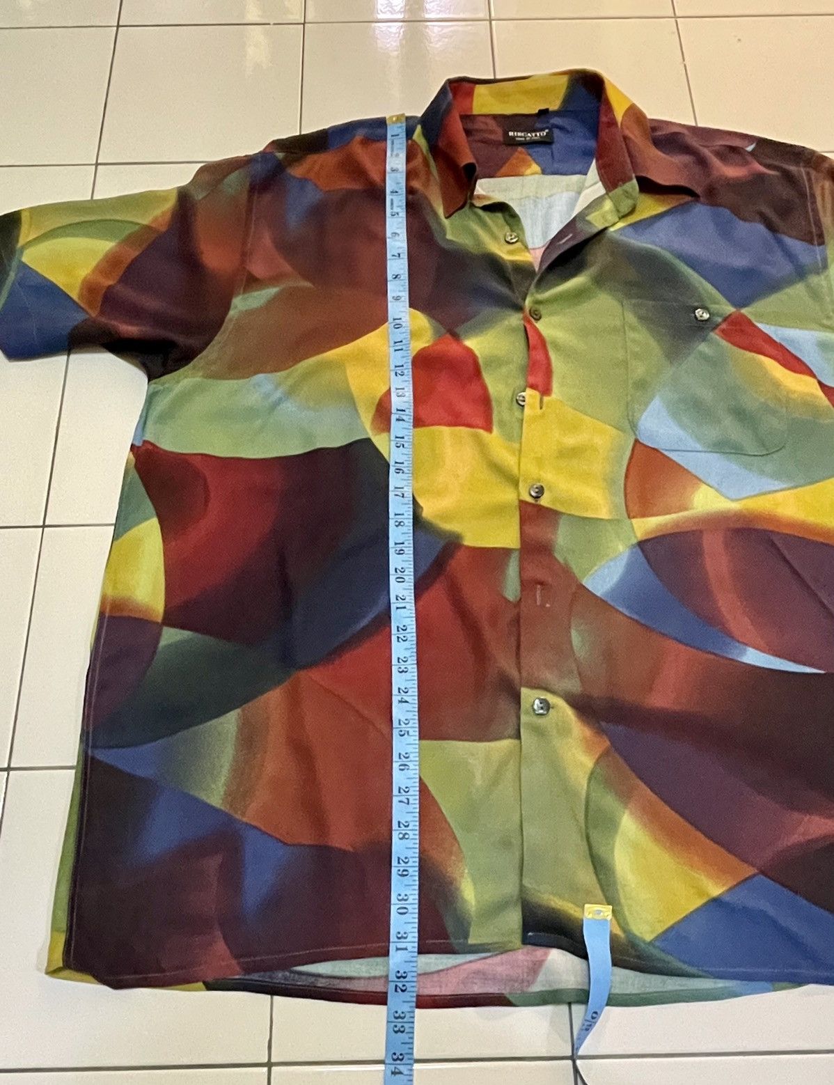 Vintage Vintage riscatto colourful design 100 rayon Size US XL / EU 56 / 4 - 8 Thumbnail