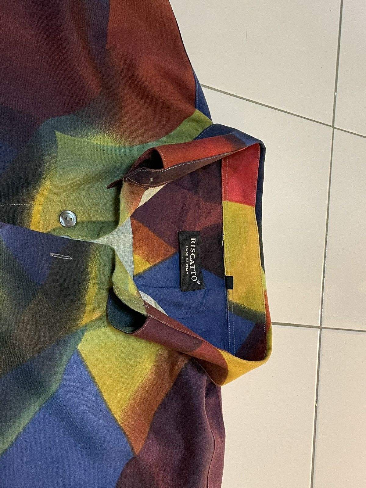 Vintage Vintage riscatto colourful design 100 rayon Size US XL / EU 56 / 4 - 12 Thumbnail