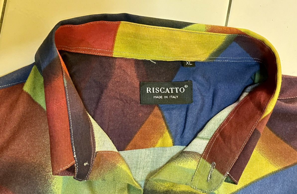 Vintage Vintage riscatto colourful design 100 rayon Size US XL / EU 56 / 4 - 4 Thumbnail
