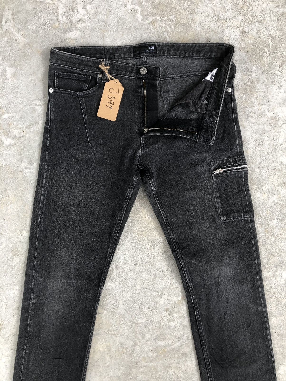 Undercover × Uniqlo Undercover x Uniqlo Skinny Jeans Distressed Jeans Size US 33 - 3 Thumbnail