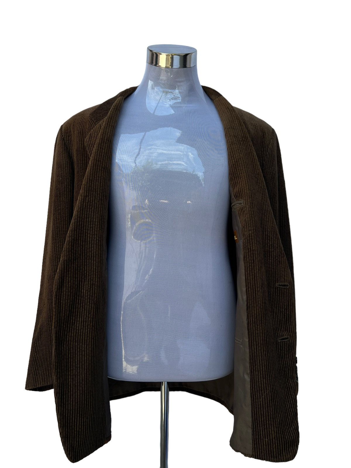 Lancel 💥Lancel Paris Brown Corduroy Coat Jacket Size US M / EU 48-50 / 2 - 2 Thumbnail