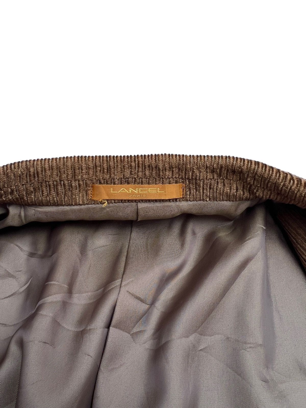 Lancel 💥Lancel Paris Brown Corduroy Coat Jacket Size US M / EU 48-50 / 2 - 10 Thumbnail
