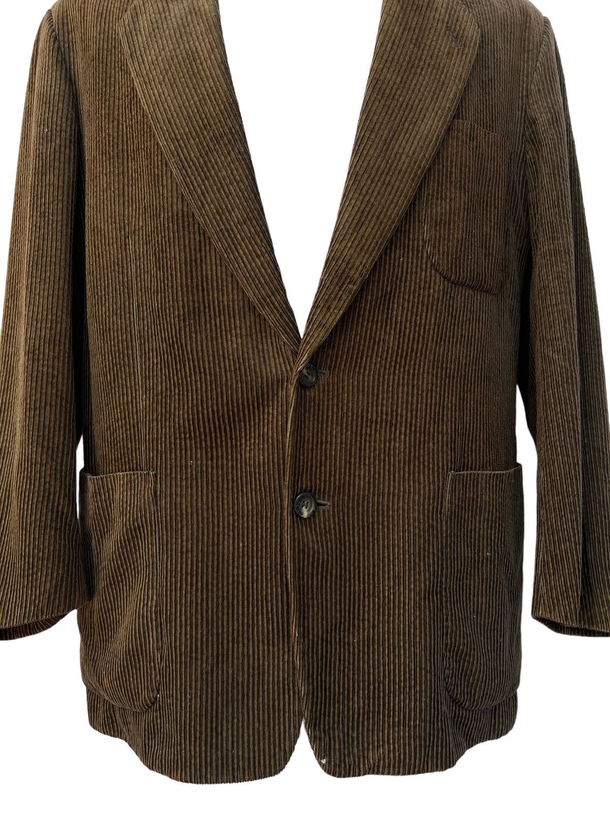 Lancel 💥Lancel Paris Brown Corduroy Coat Jacket Size US M / EU 48-50 / 2 - 3 Thumbnail
