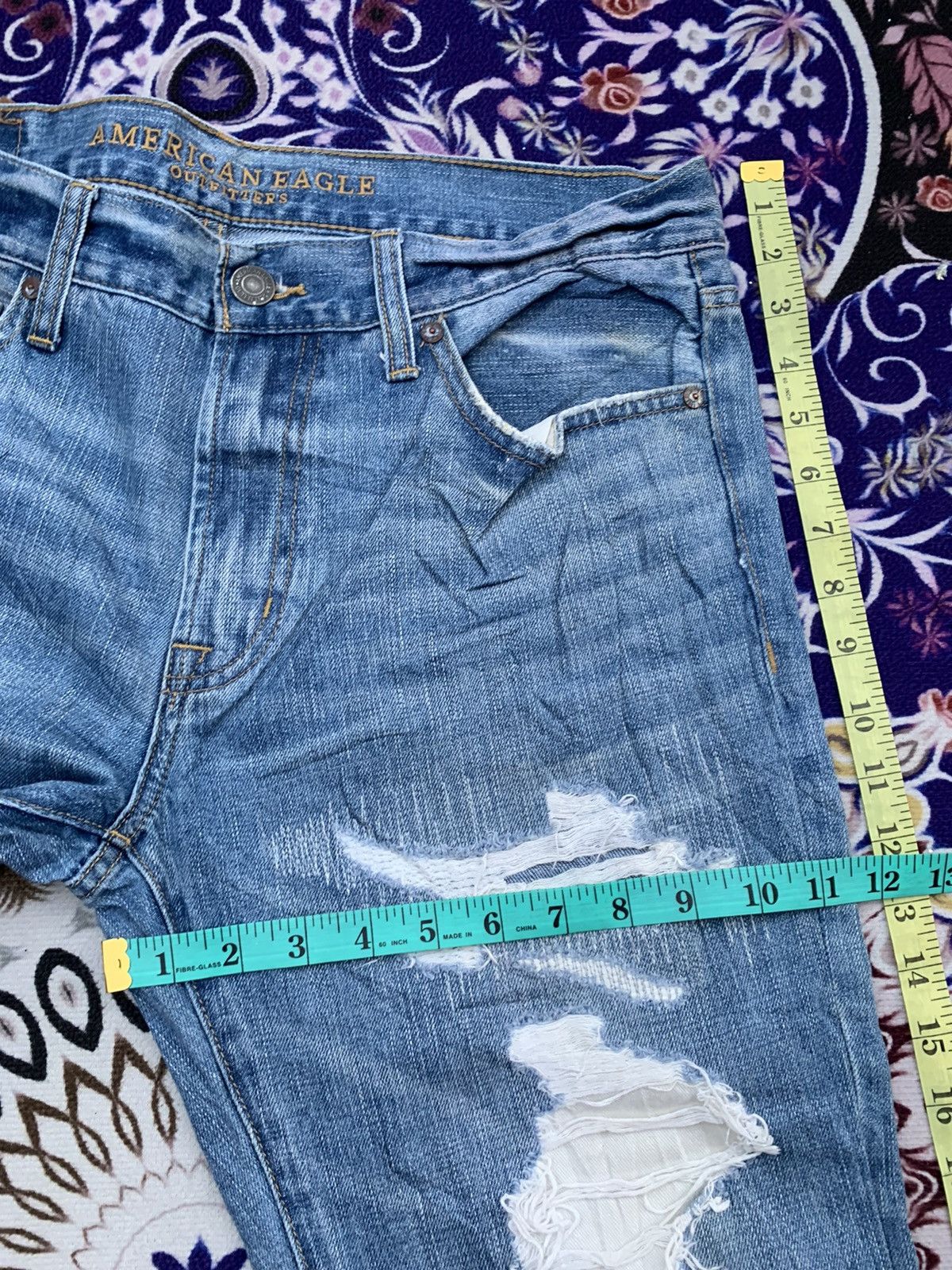 American Eagle Outfitters American Eagle Oufitters Distressed Denim Size US 34 / EU 50 - 14 Thumbnail