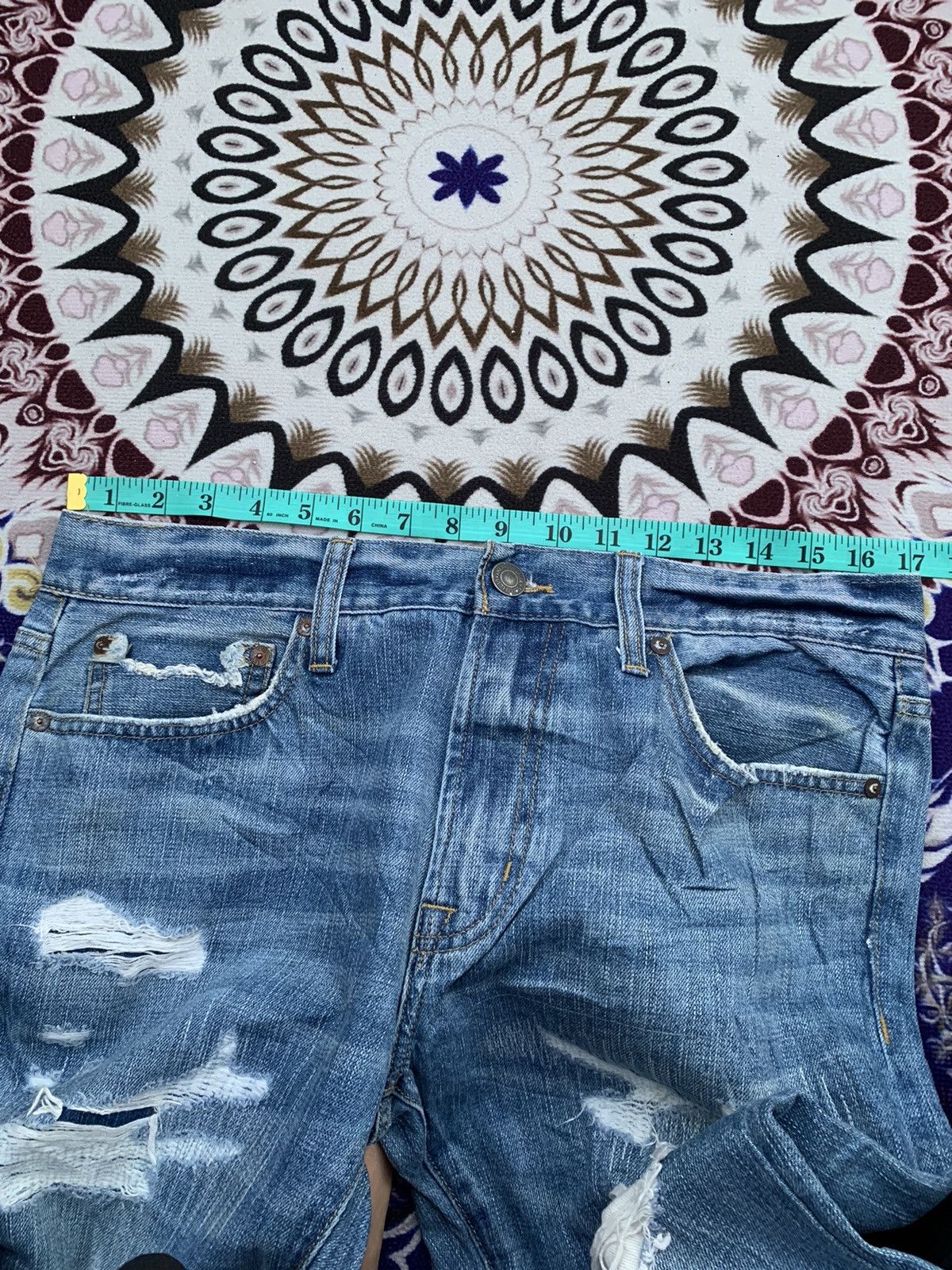 American Eagle Outfitters American Eagle Oufitters Distressed Denim Size US 34 / EU 50 - 13 Thumbnail