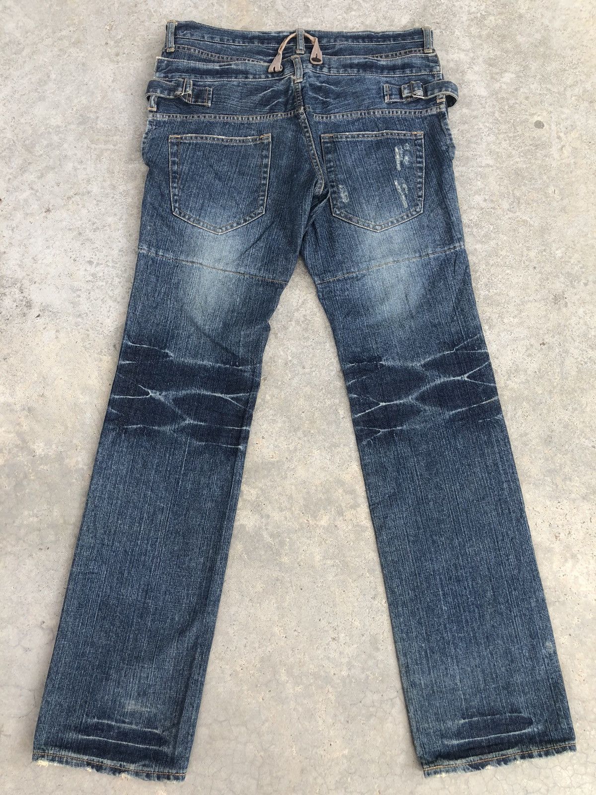 PPFM PPFM Double Waist Distressed Jeans Size US 34 / EU 50 - 2 Thumbnail
