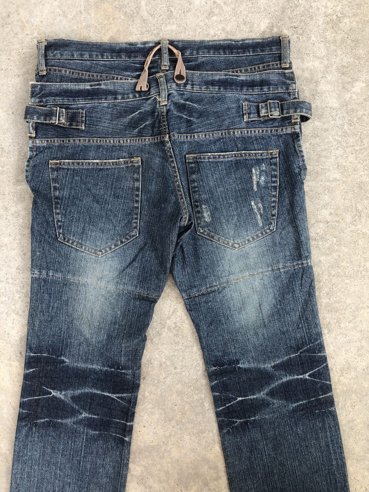 PPFM PPFM Double Waist Distressed Jeans Size US 34 / EU 50 - 11 Thumbnail