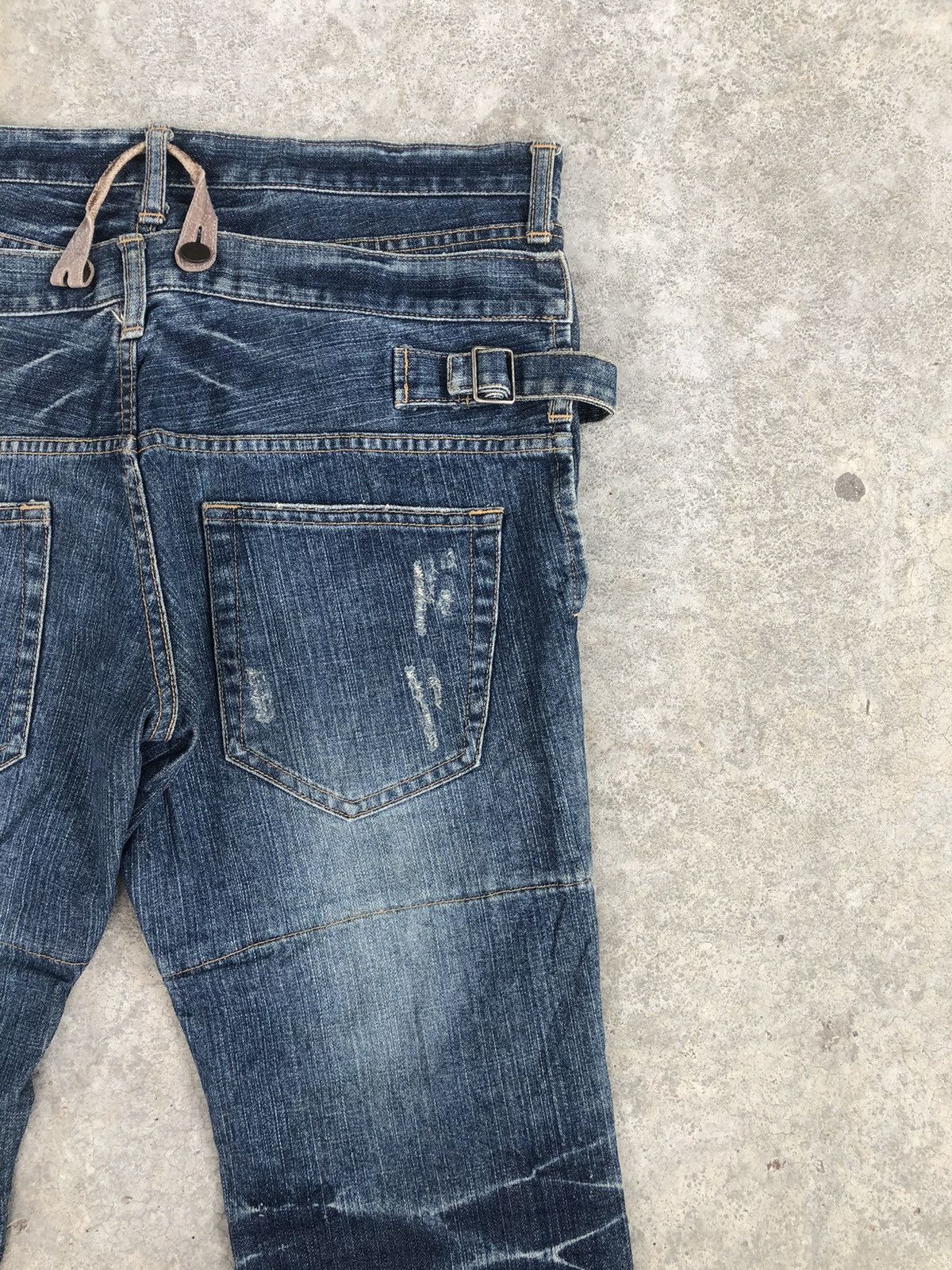 PPFM PPFM Double Waist Distressed Jeans Size US 34 / EU 50 - 14 Thumbnail
