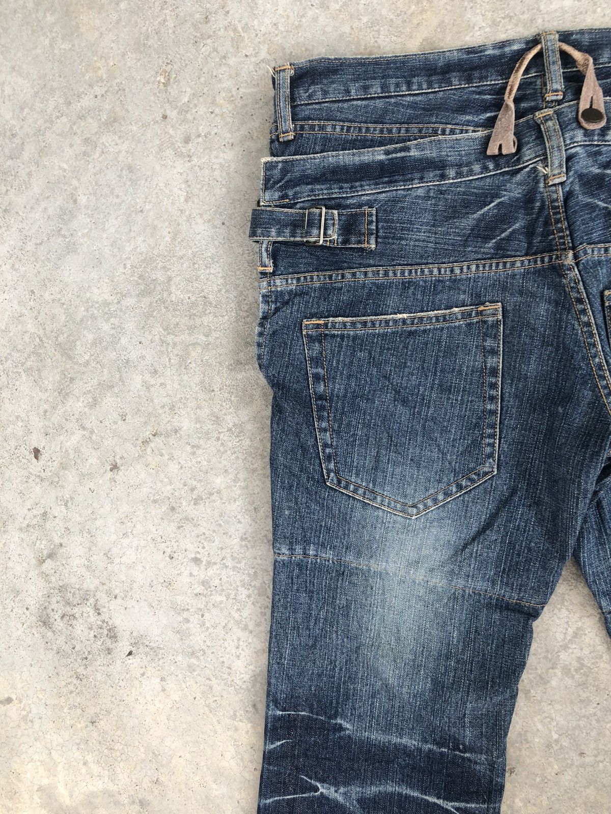 PPFM PPFM Double Waist Distressed Jeans Size US 34 / EU 50 - 13 Thumbnail