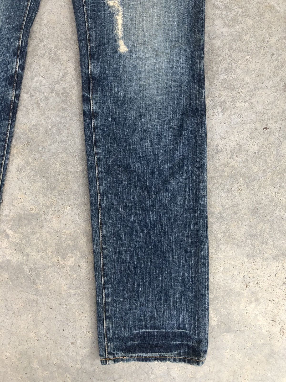 PPFM PPFM Double Waist Distressed Jeans Size US 34 / EU 50 - 10 Thumbnail