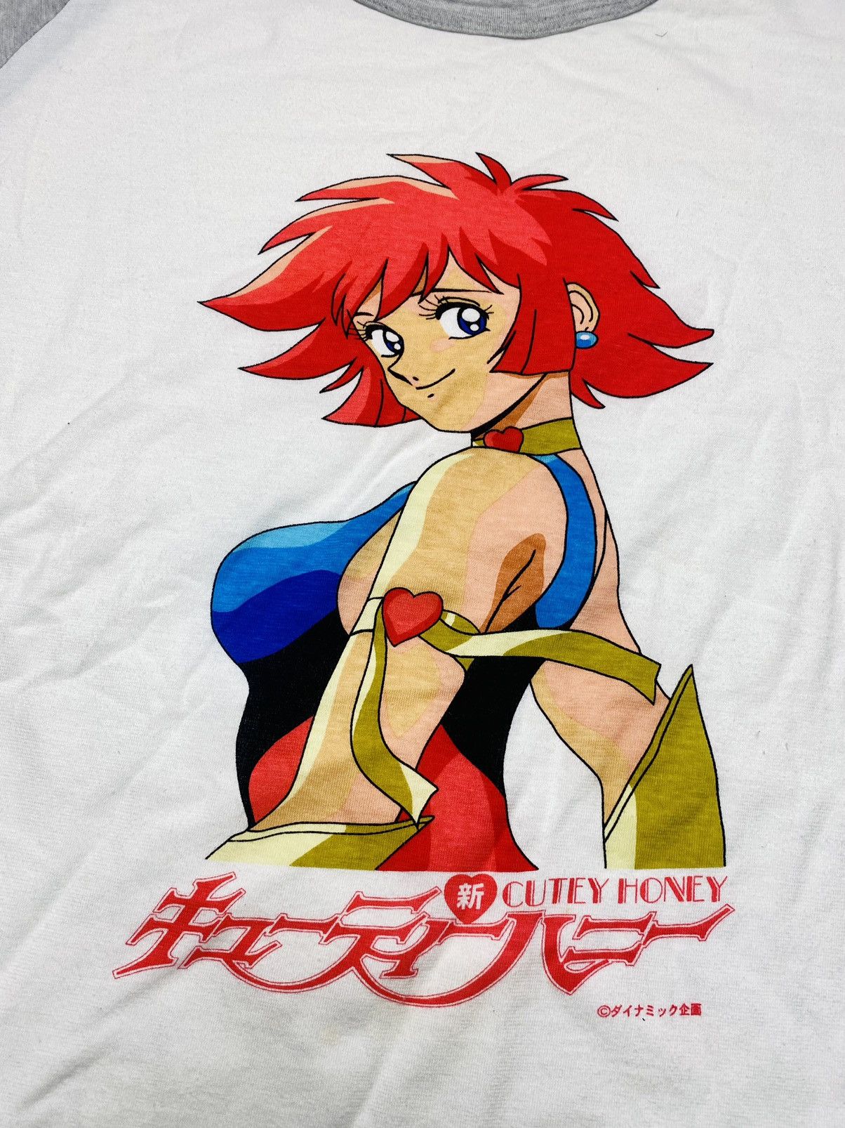 Japanese Brand 1980s Cutey Honey - Vintage Anime Baby Tee Size US M / EU 48-50 / 2 - 3 Thumbnail