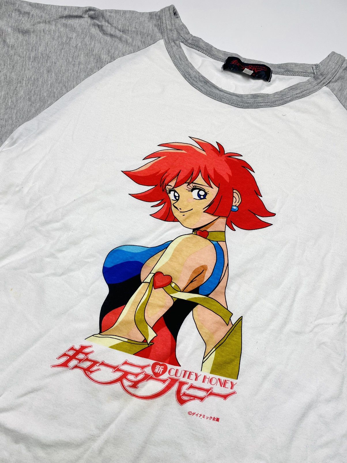 Japanese Brand 1980s Cutey Honey - Vintage Anime Baby Tee Size US M / EU 48-50 / 2 - 2 Thumbnail