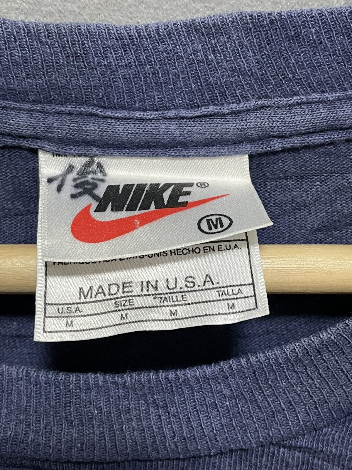 Nike × Vintage Vintage Nike 90s Big Logo Nike Swoosh Size US M / EU 48-50 / 2 - 2 Thumbnail