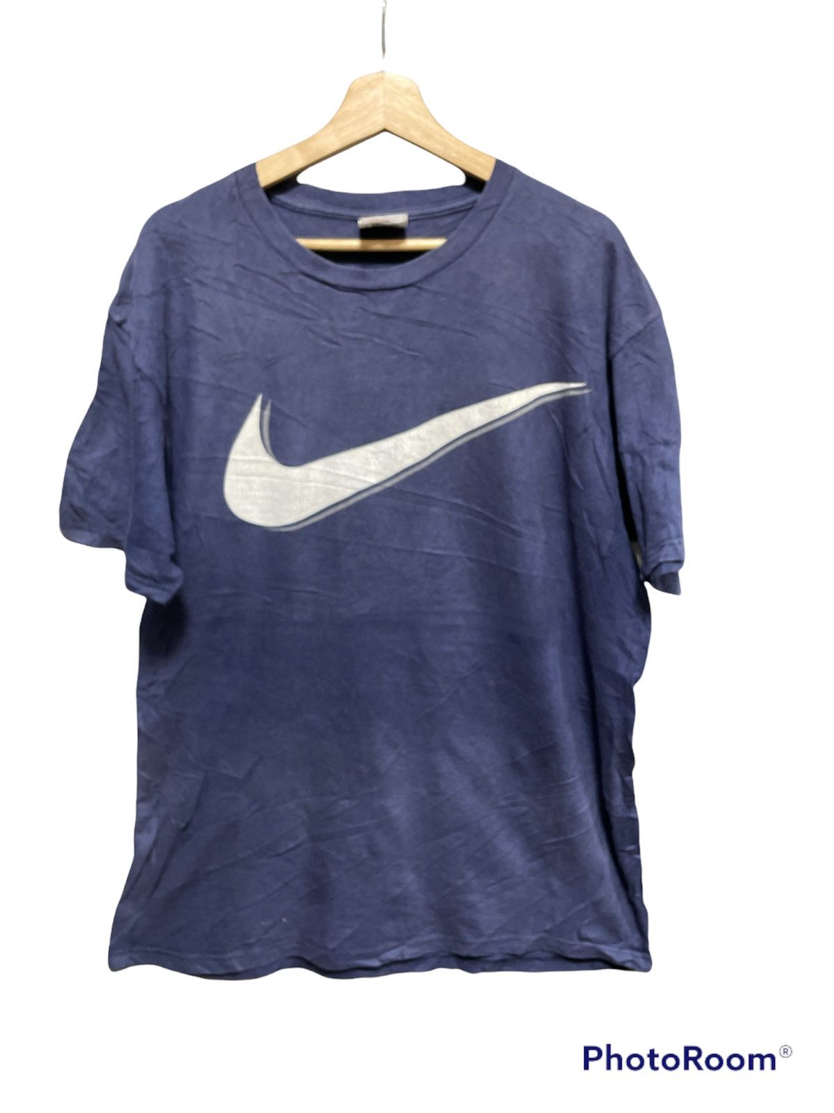 Nike × Vintage Vintage Nike 90s Big Logo Nike Swoosh Size US M / EU 48-50 / 2 - 1 Thumbnail