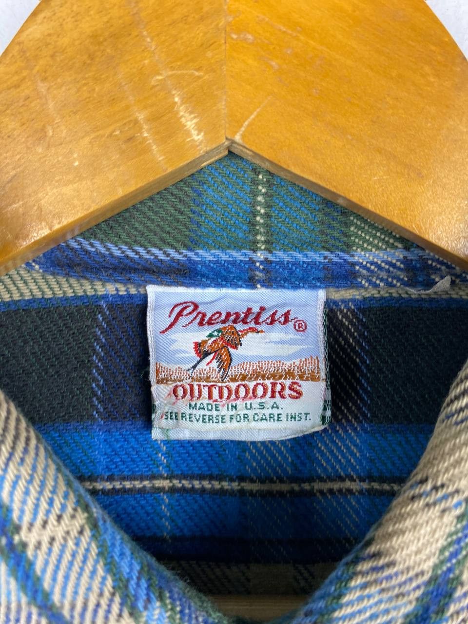 Flannel Vintage Rare Prentiss Outdoor Flannel Shirt Nice Design Size US XL / EU 56 / 4 - 4 Thumbnail