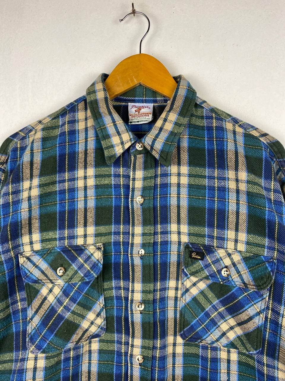 Flannel Vintage Rare Prentiss Outdoor Flannel Shirt Nice Design Size US XL / EU 56 / 4 - 2 Thumbnail