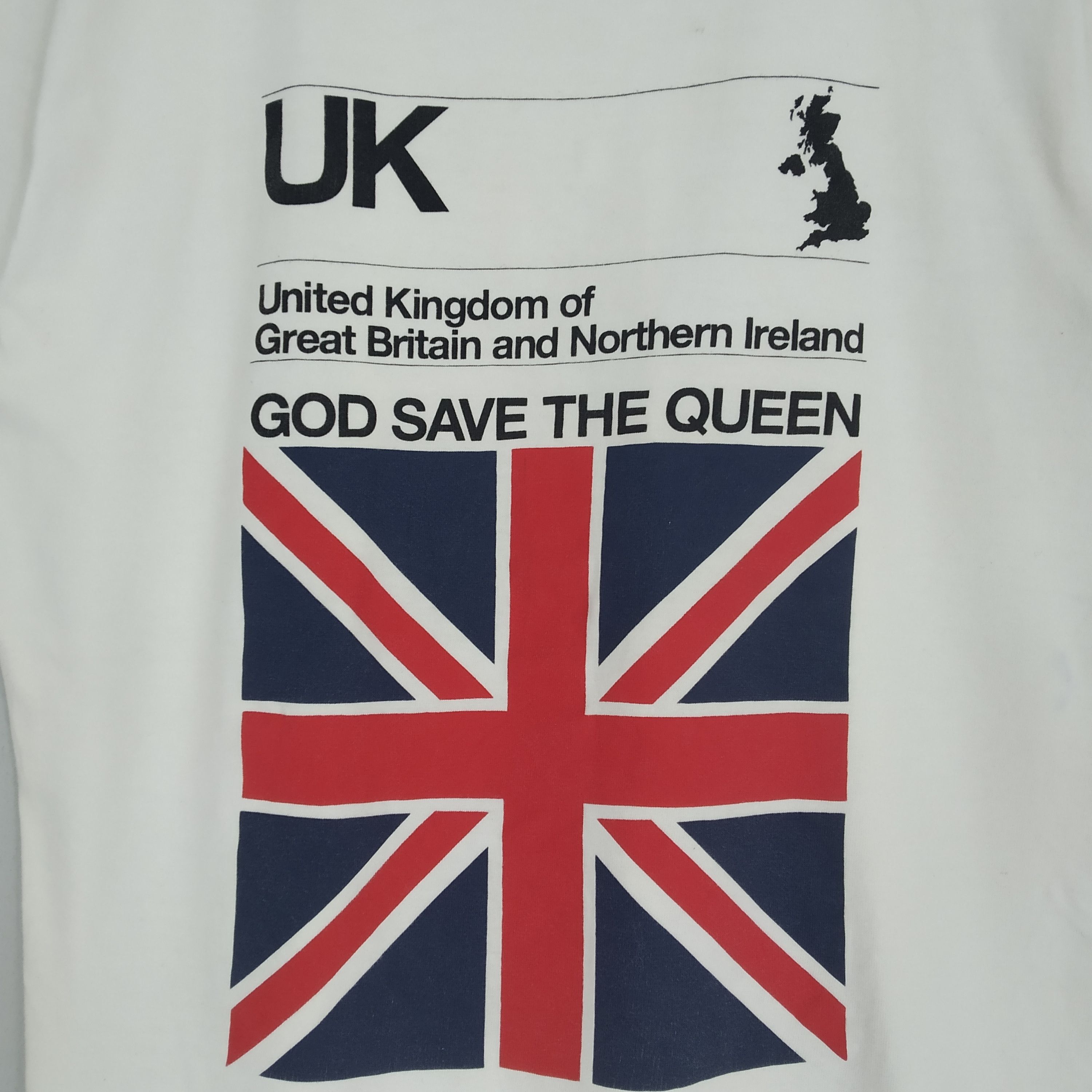 Vintage Graniph X UK God Save The Queen Graphics T-shirt