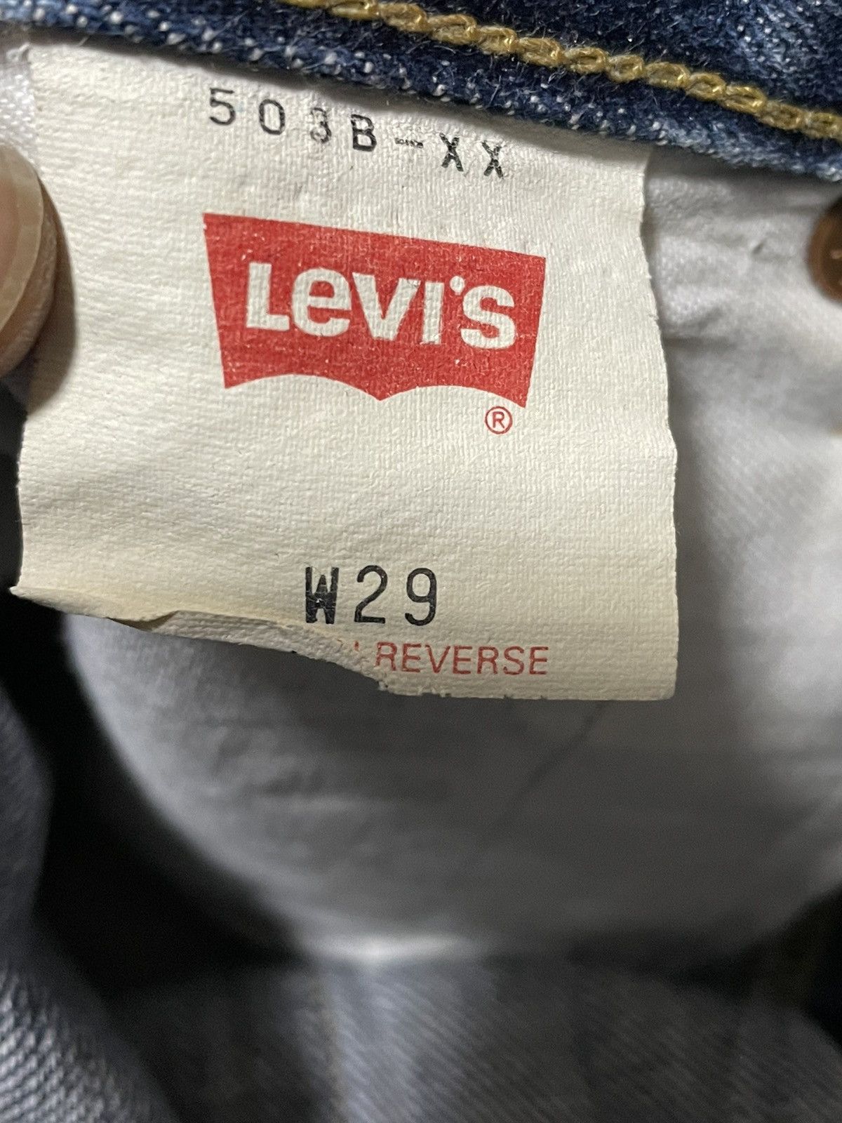 Levi's Vintage Levis Redline Big E 503 B xx Size US 30 / EU 46 - 5 Thumbnail