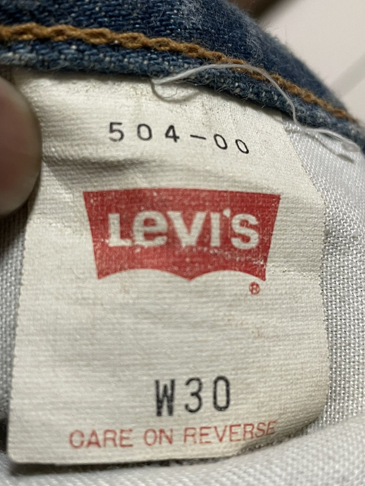 Levi's Vintage Levis Selvaged distressed look A Like Size US 31 - 5 Thumbnail