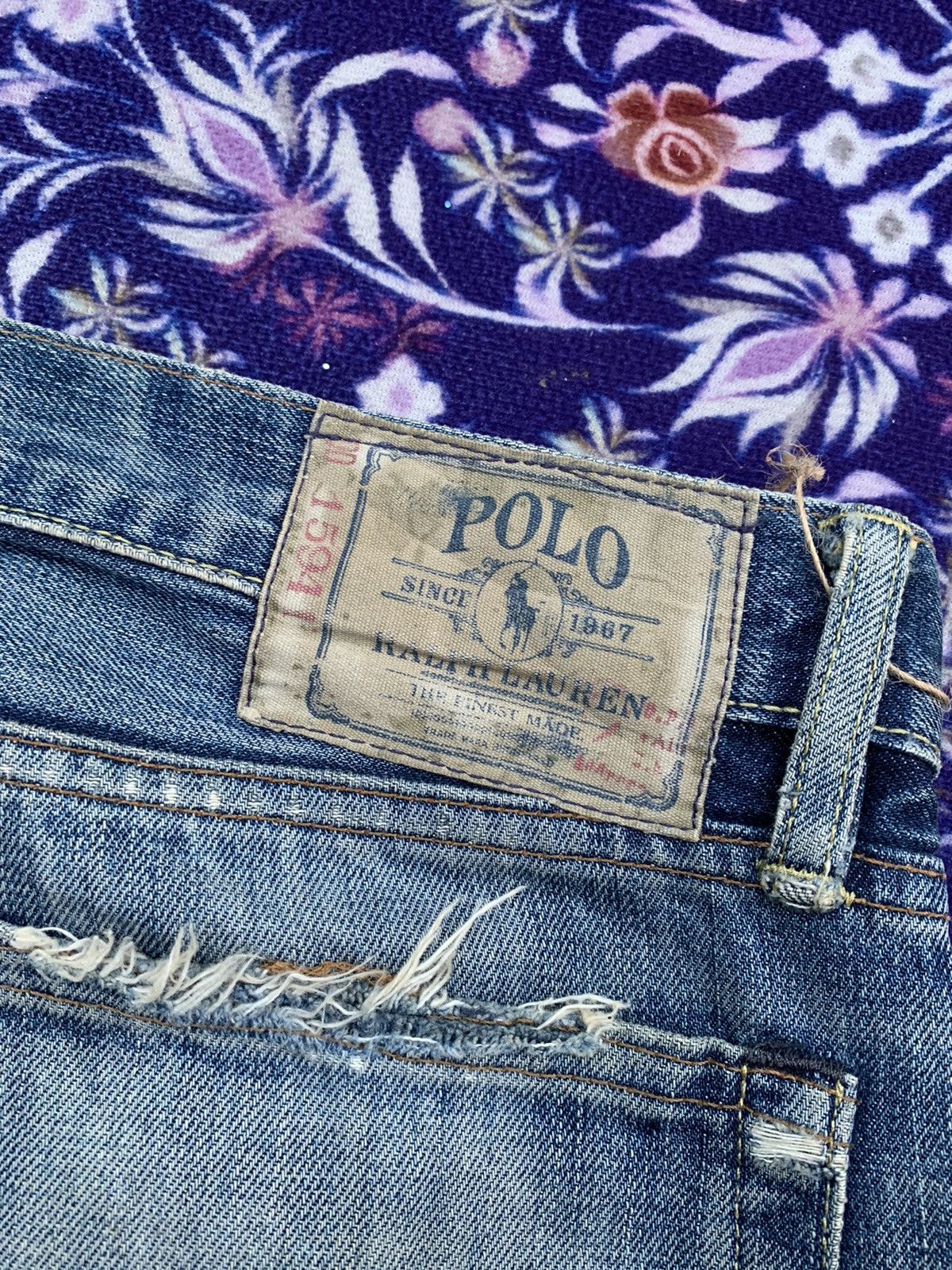 Polo Ralph Lauren Polo Ralph Lauren Distressed Denim Size US 38 / EU 54 - 13 Thumbnail
