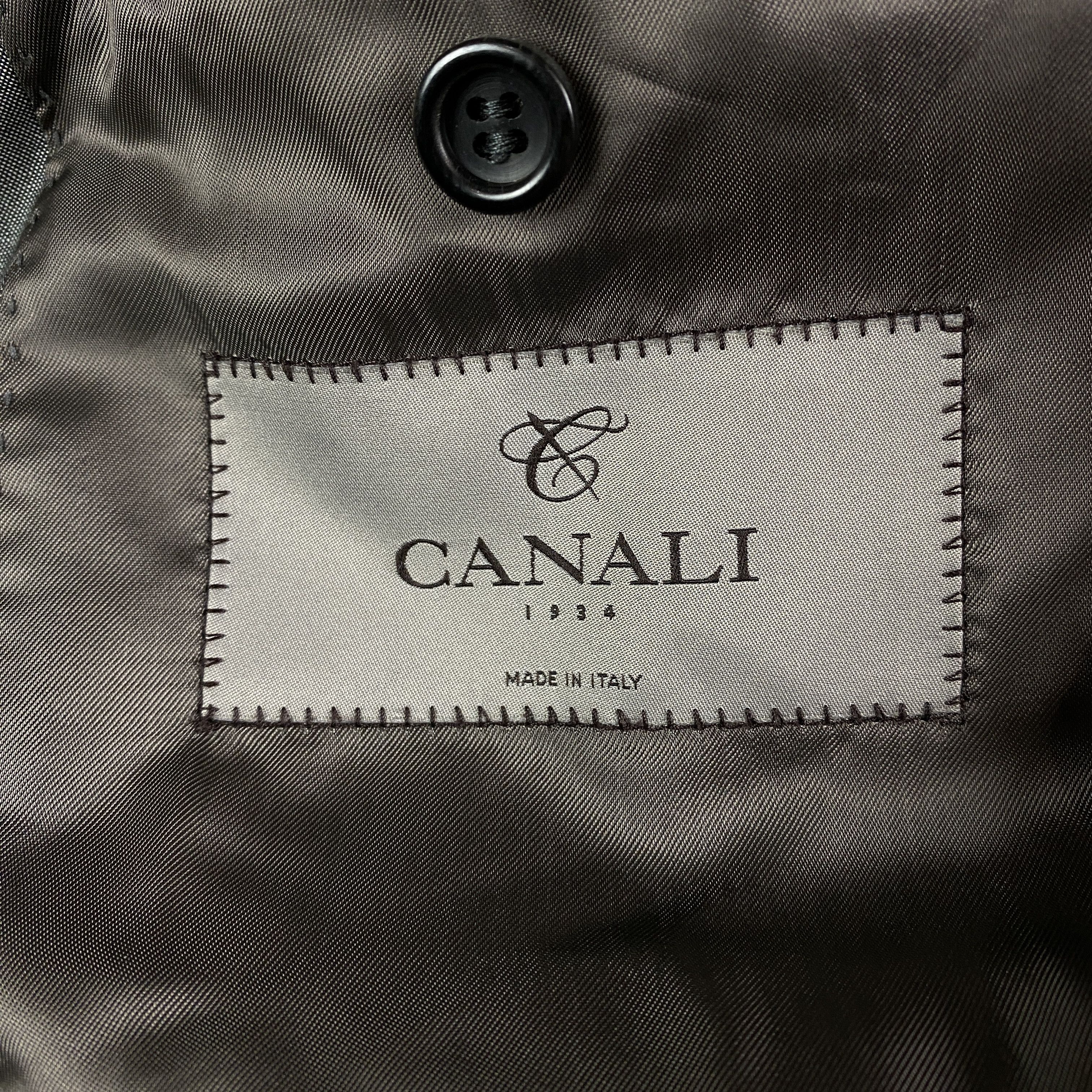 Canali Mens Blazer Jacket Canali Size 50R Two Button Size 50R - 5 Thumbnail
