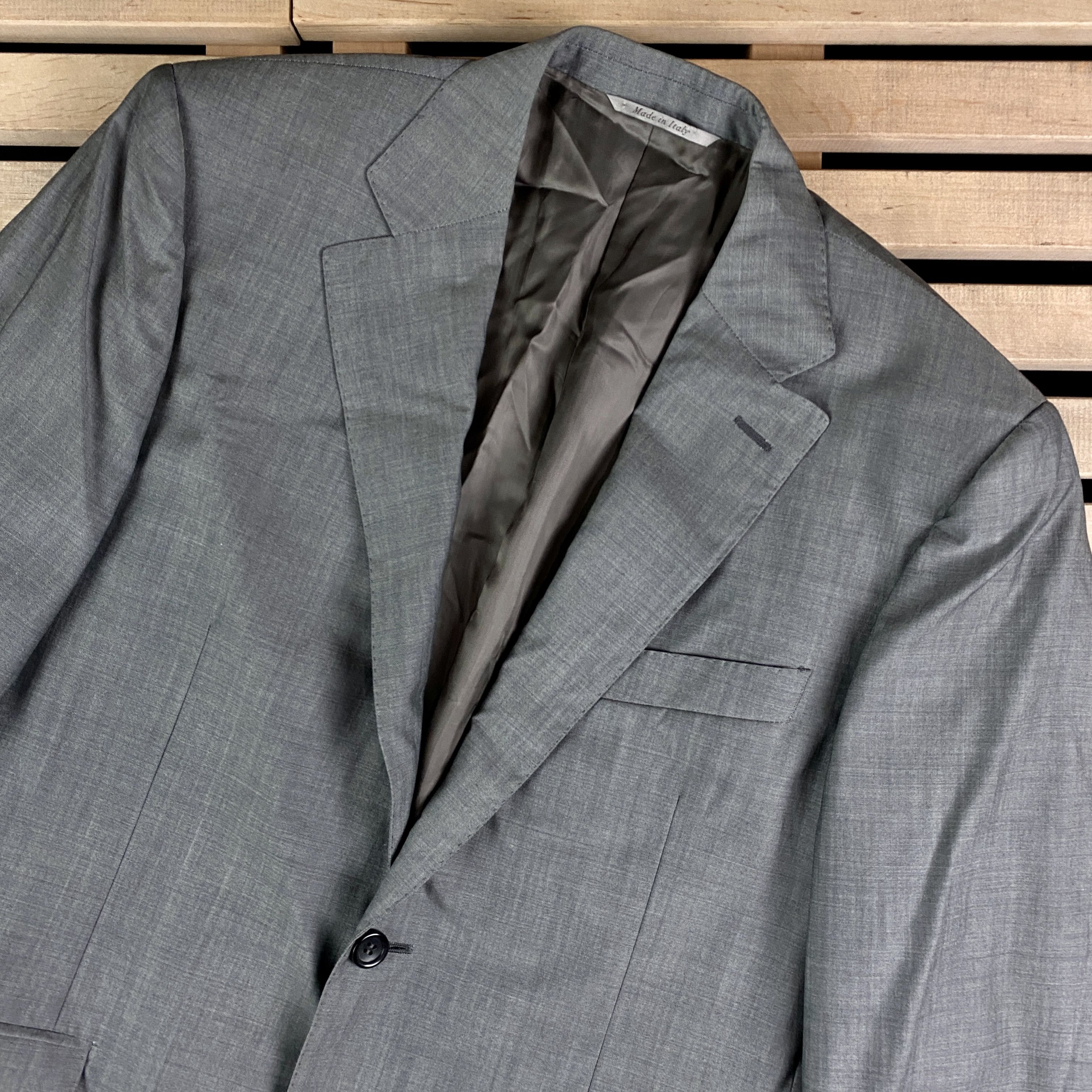 Canali Mens Blazer Jacket Canali Size 50R Two Button Size 50R - 2 Thumbnail