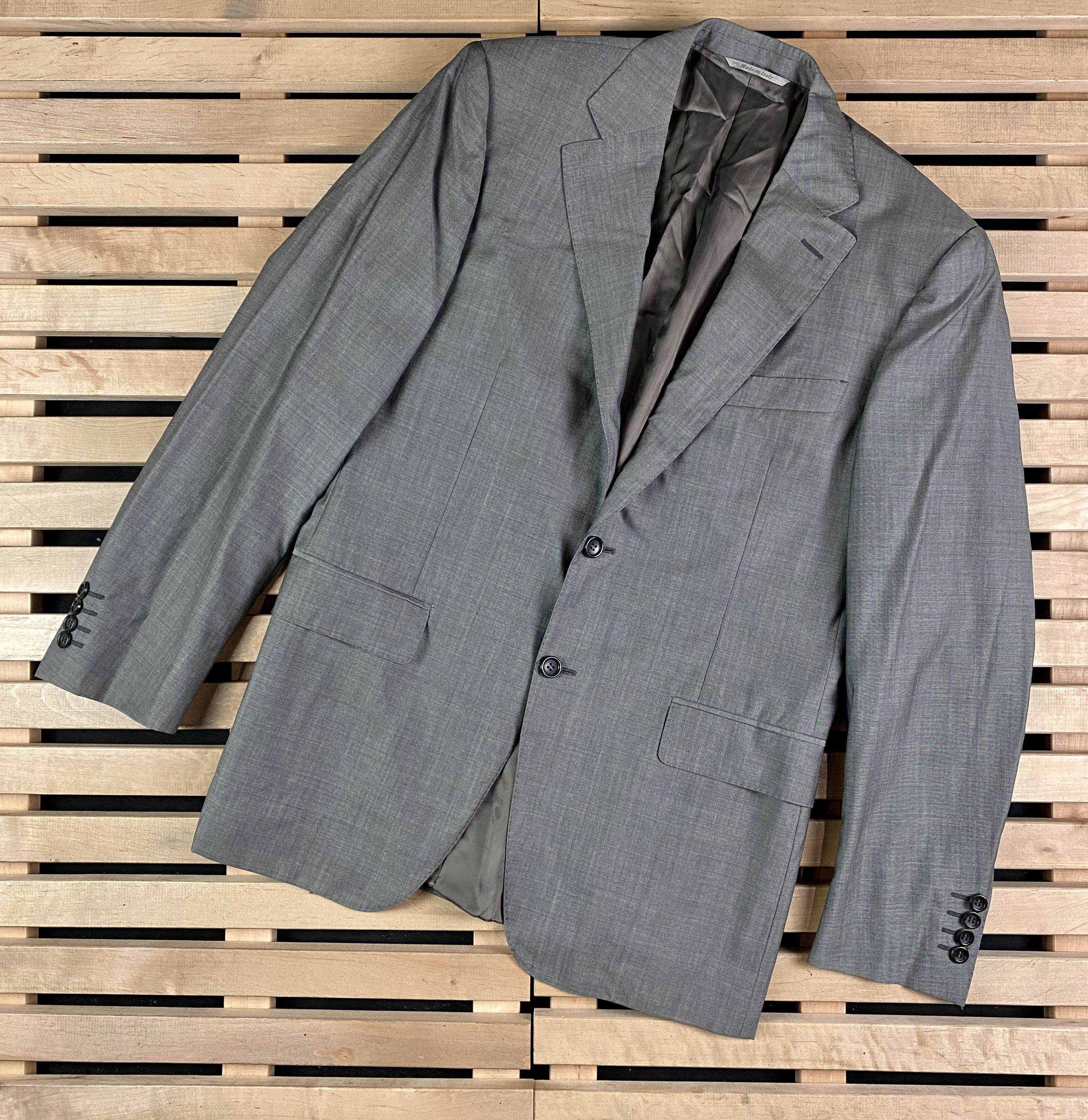 Canali Mens Blazer Jacket Canali Size 50R Two Button Size 50R - 1 Thumbnail