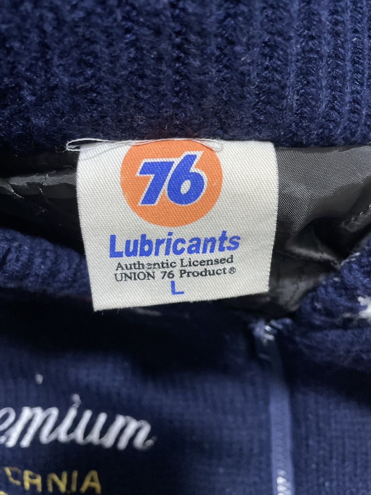 Vintage Rare 76 Lubricants Varsity Jacket Size US L / EU 52-54 / 3 - 7 Thumbnail