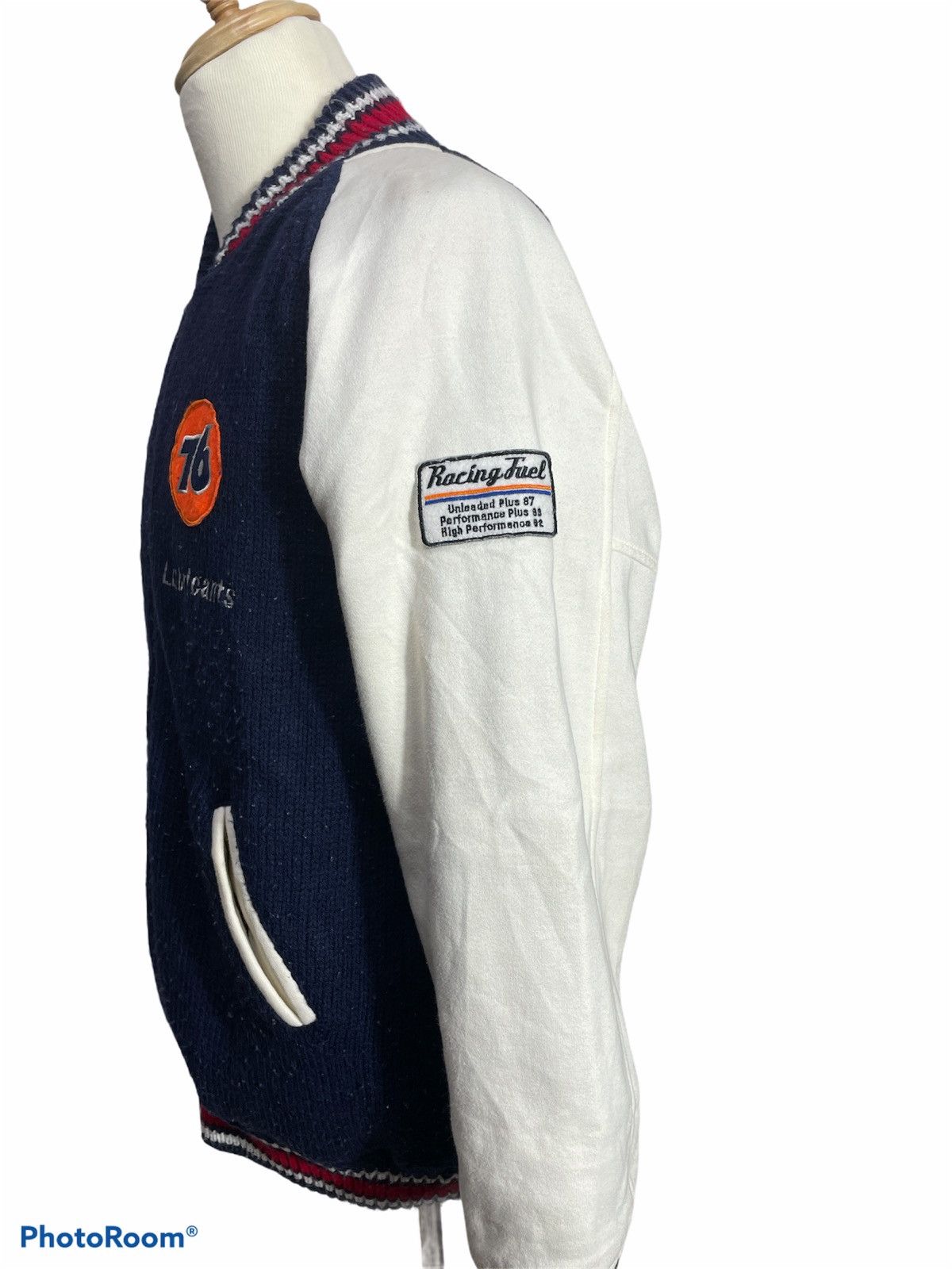 Vintage Rare 76 Lubricants Varsity Jacket Size US L / EU 52-54 / 3 - 4 Thumbnail