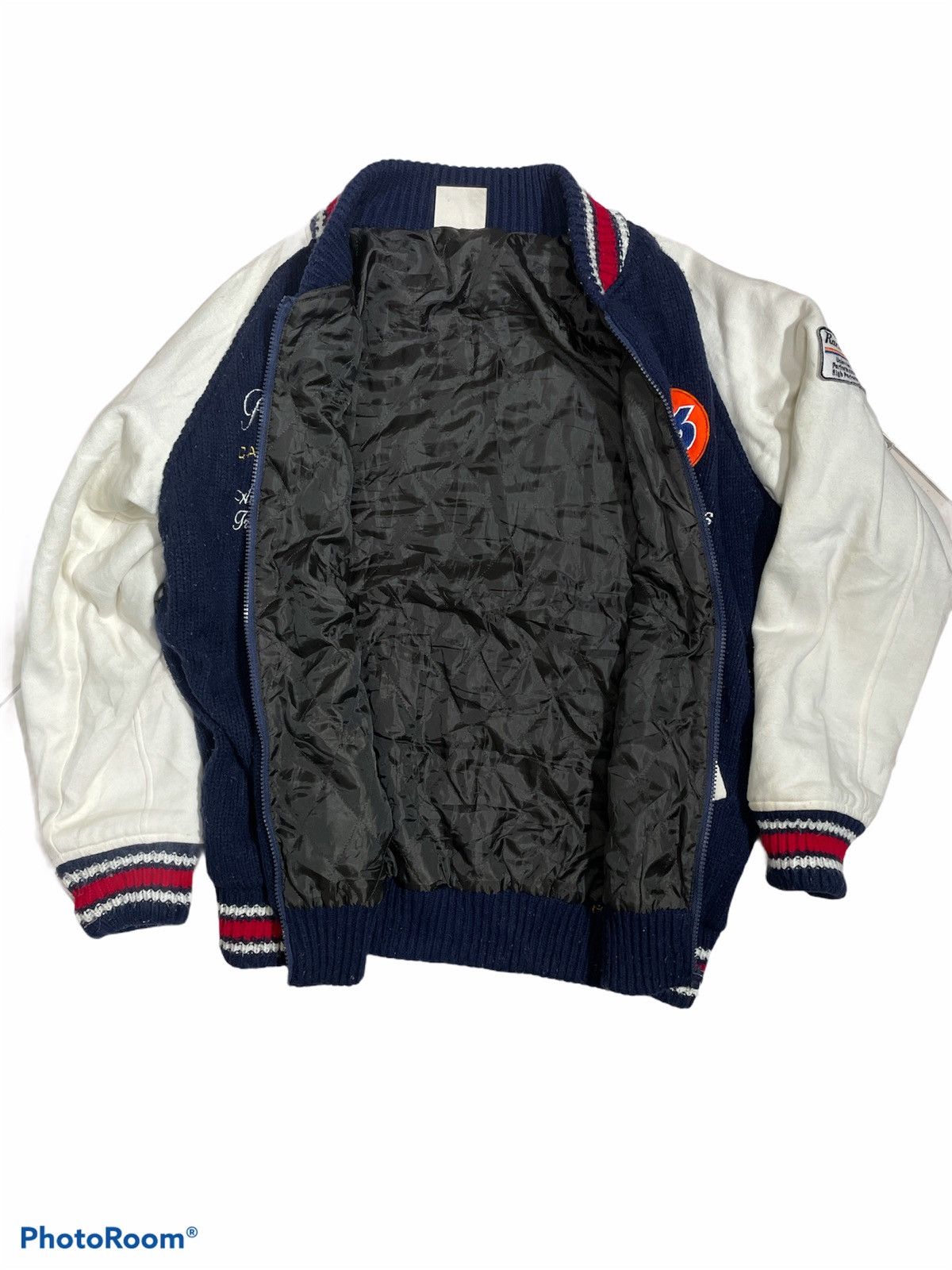Vintage Rare 76 Lubricants Varsity Jacket Size US L / EU 52-54 / 3 - 6 Thumbnail