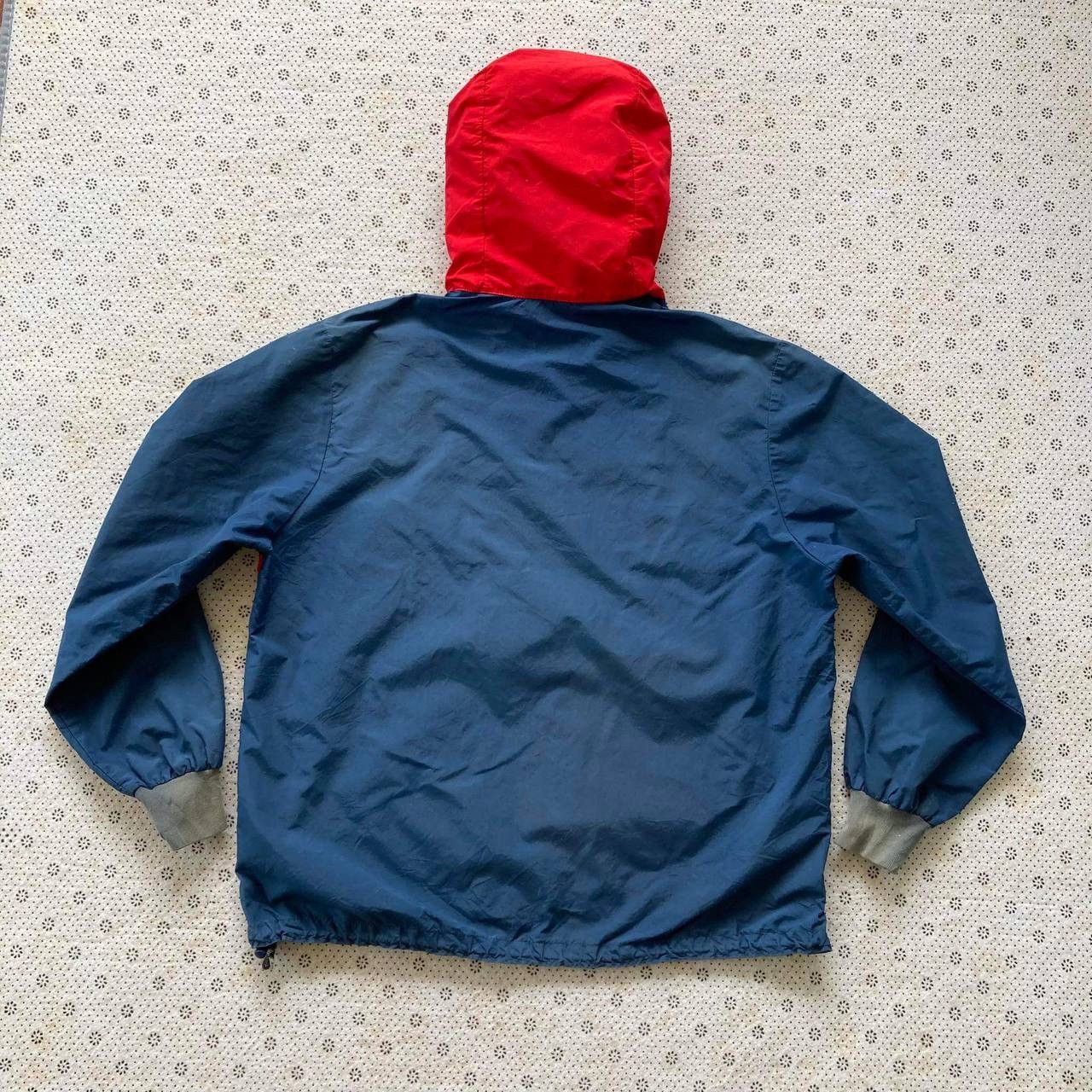 Nike × Vintage Vintage 80s Nike Blue Tag Japan Anorak Jacket Windbreaker Size US L / EU 52-54 / 3 - 6 Thumbnail