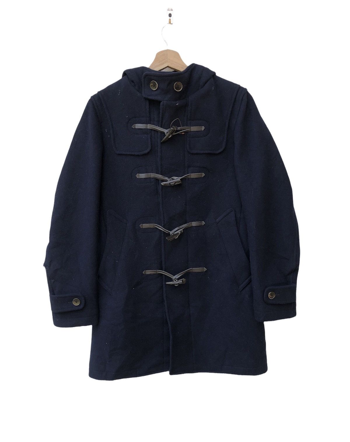 image of Takeo Kikuchi Duffle Style Jacket in Black, Men's (Size Medium)