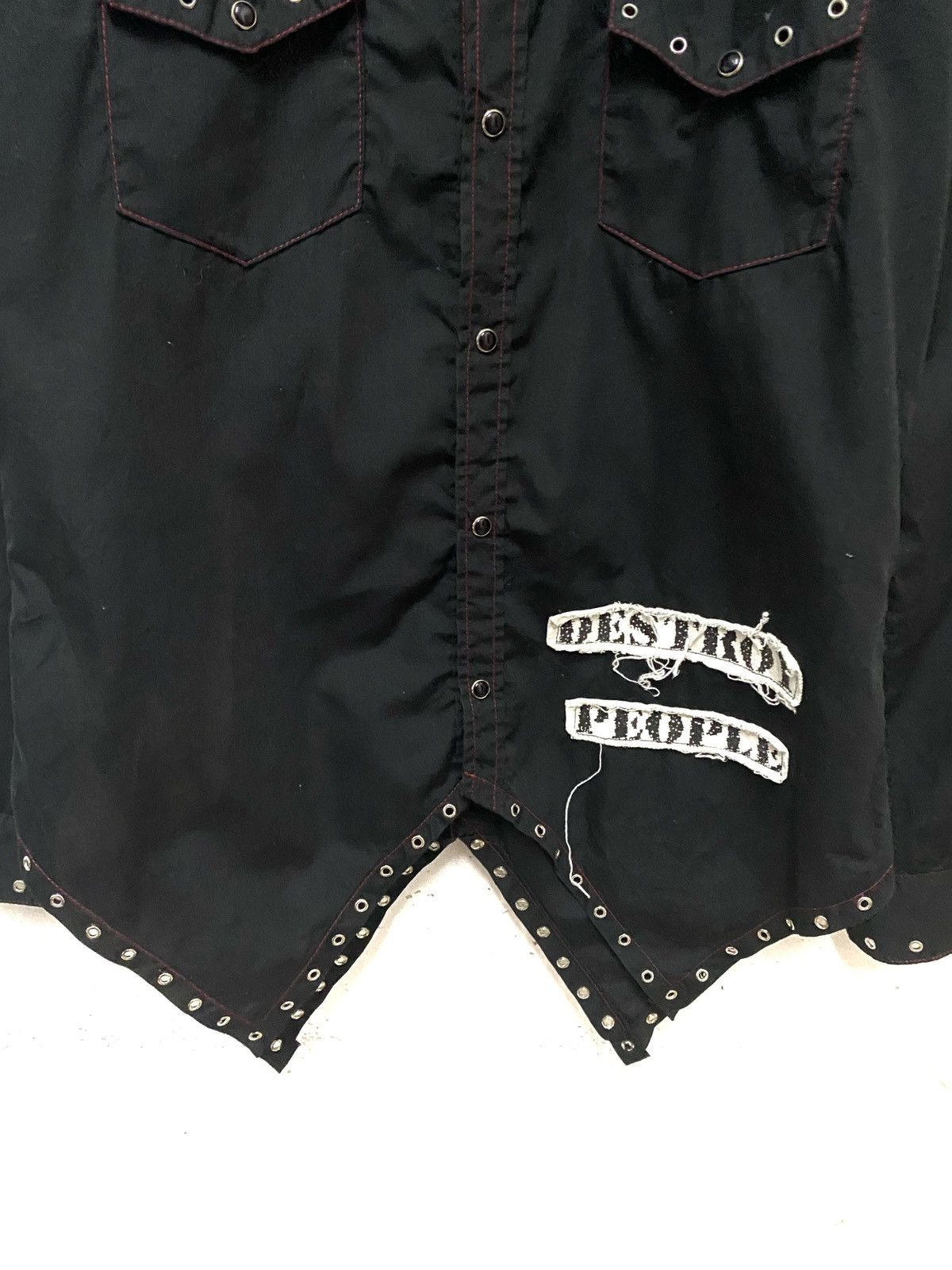 Designer × Seditionaries Rare🔥Anarchyism Punk/ Goth Shirt Size US M / EU 48-50 / 2 - 4 Thumbnail