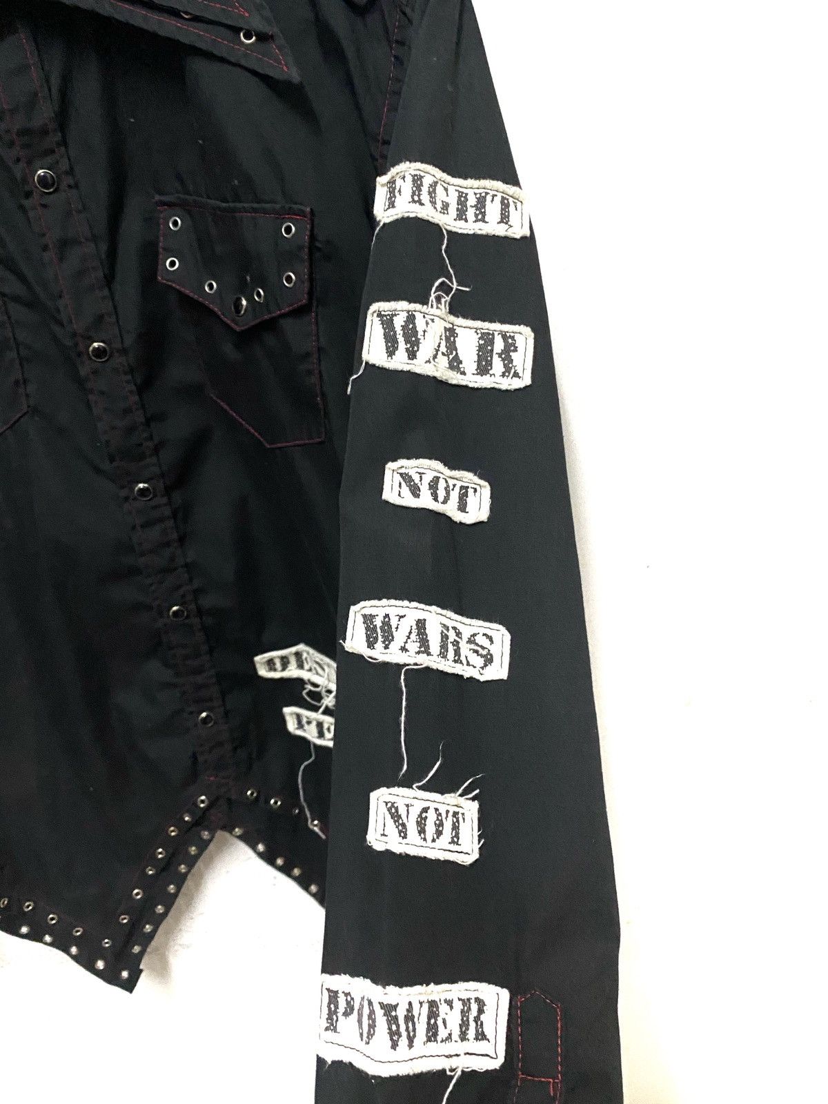 Designer × Seditionaries Rare🔥Anarchyism Punk/ Goth Shirt Size US M / EU 48-50 / 2 - 3 Thumbnail