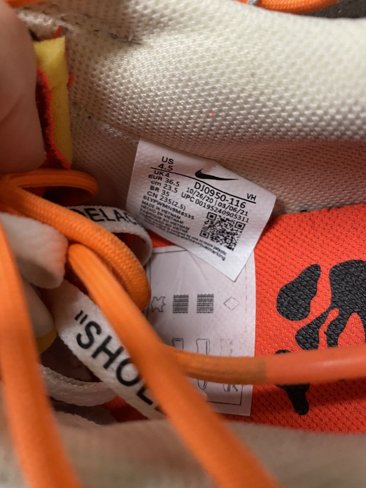 Nike × Off-White Nike off white lot dunk 31 Size US 6 / IT 36 - 6 Thumbnail