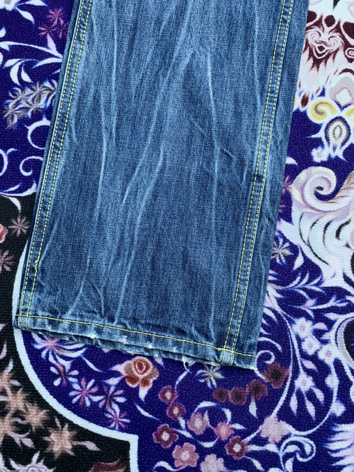 If Six Was Nine Square Dark Distressed Denim Size US 35 - 4 Thumbnail