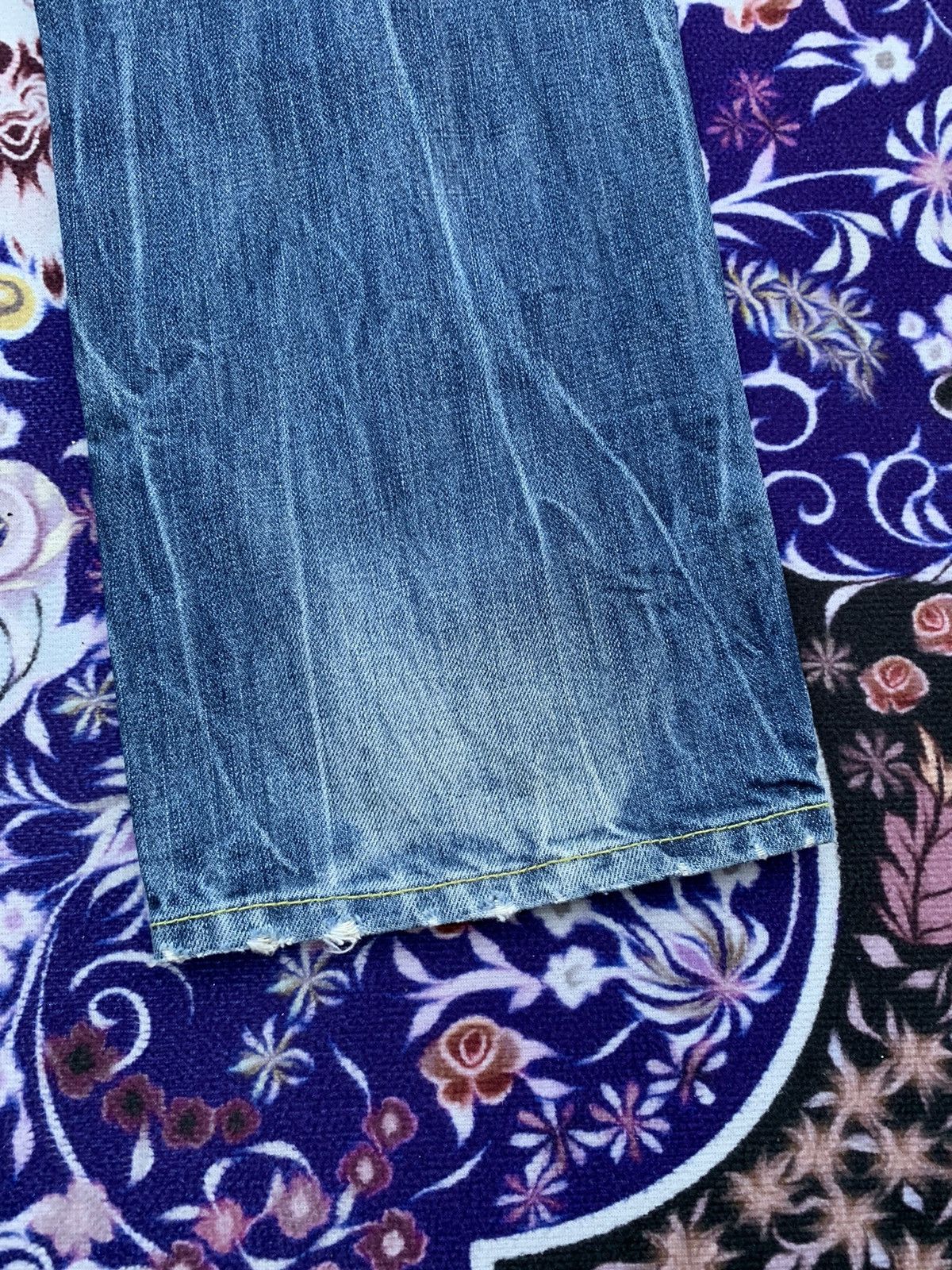 If Six Was Nine Square Dark Distressed Denim Size US 35 - 8 Thumbnail