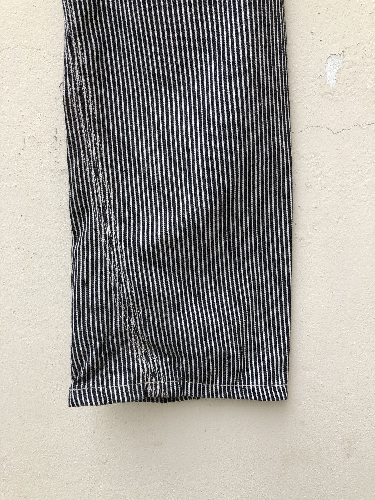 Vintage Japan Brand Punk Drunkers Hickory Striped Pant Size US 31 - 13 Thumbnail