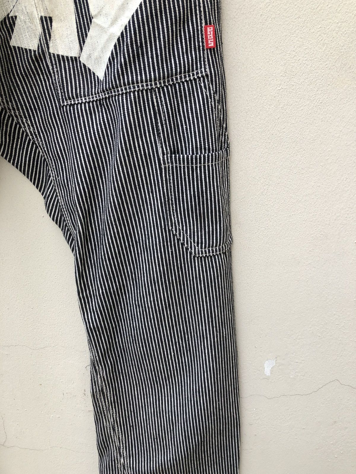 Vintage Japan Brand Punk Drunkers Hickory Striped Pant Size US 31 - 12 Thumbnail