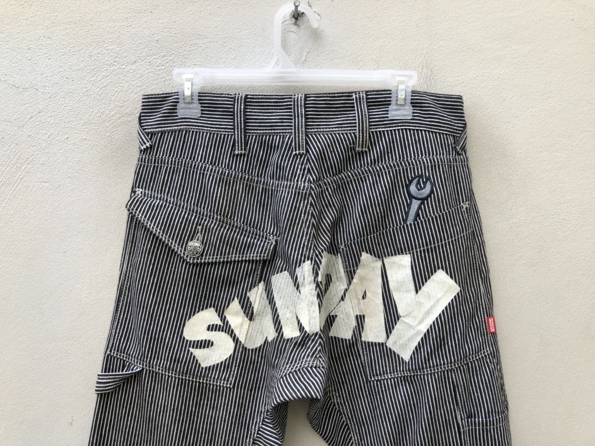 Vintage Japan Brand Punk Drunkers Hickory Striped Pant Size US 31 - 7 Thumbnail