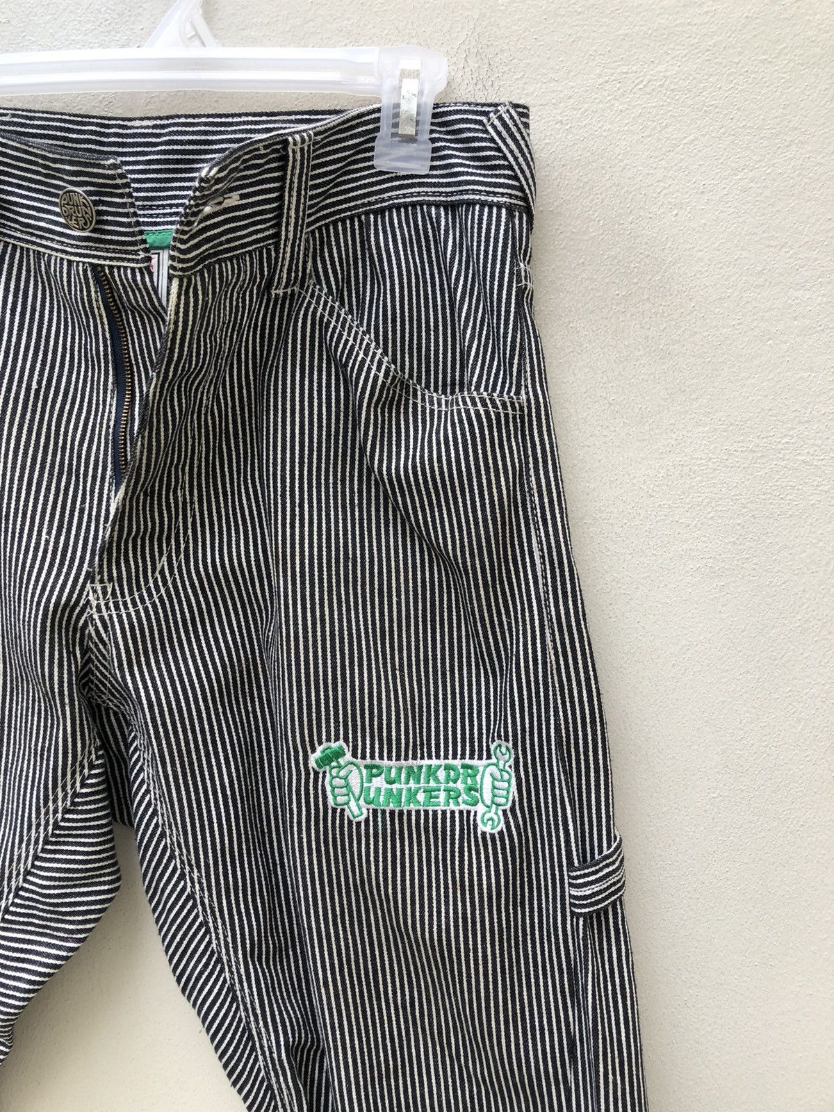Vintage Japan Brand Punk Drunkers Hickory Striped Pant Size US 31 - 19 Thumbnail