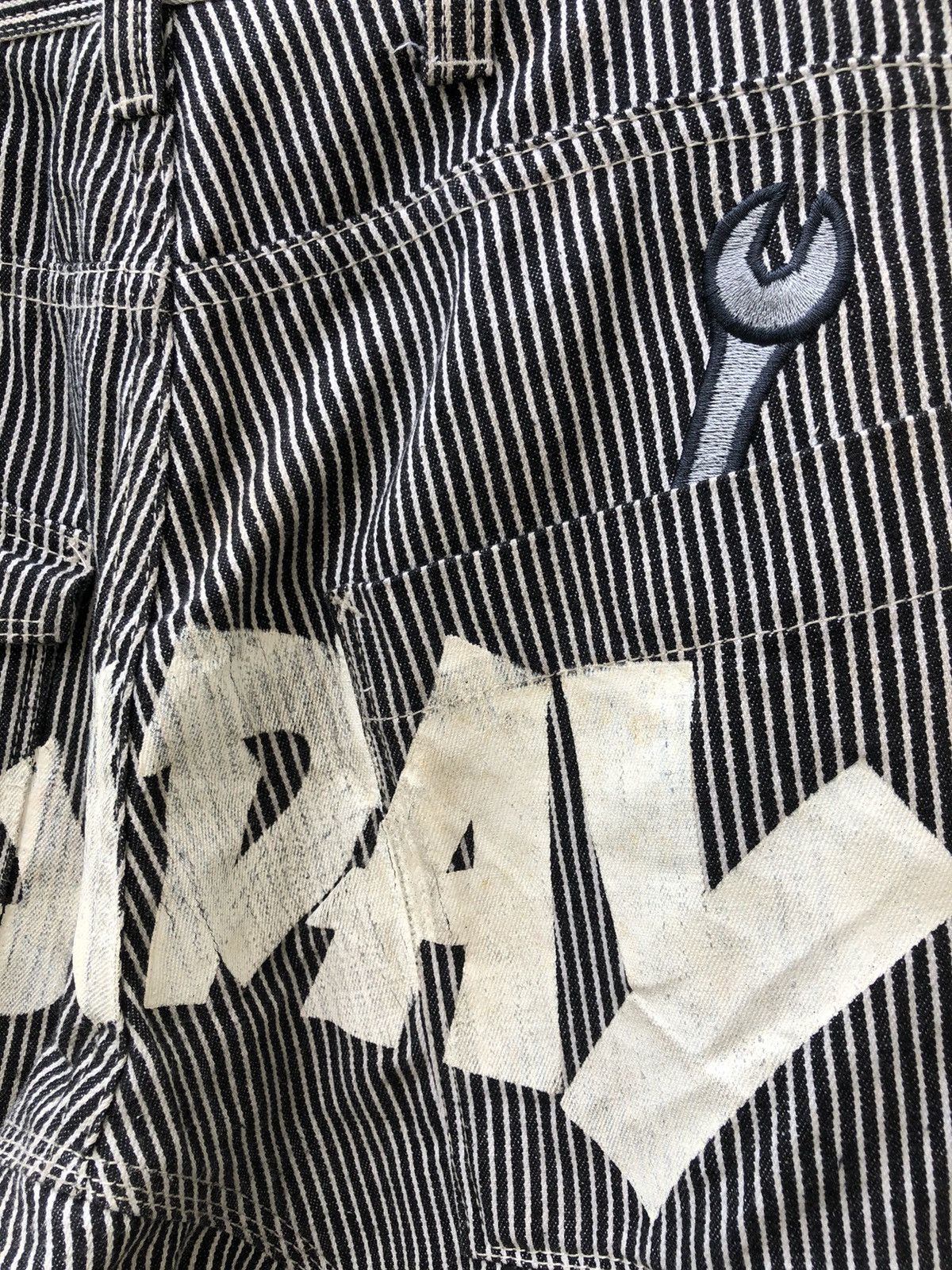 Vintage Japan Brand Punk Drunkers Hickory Striped Pant Size US 31 - 10 Thumbnail