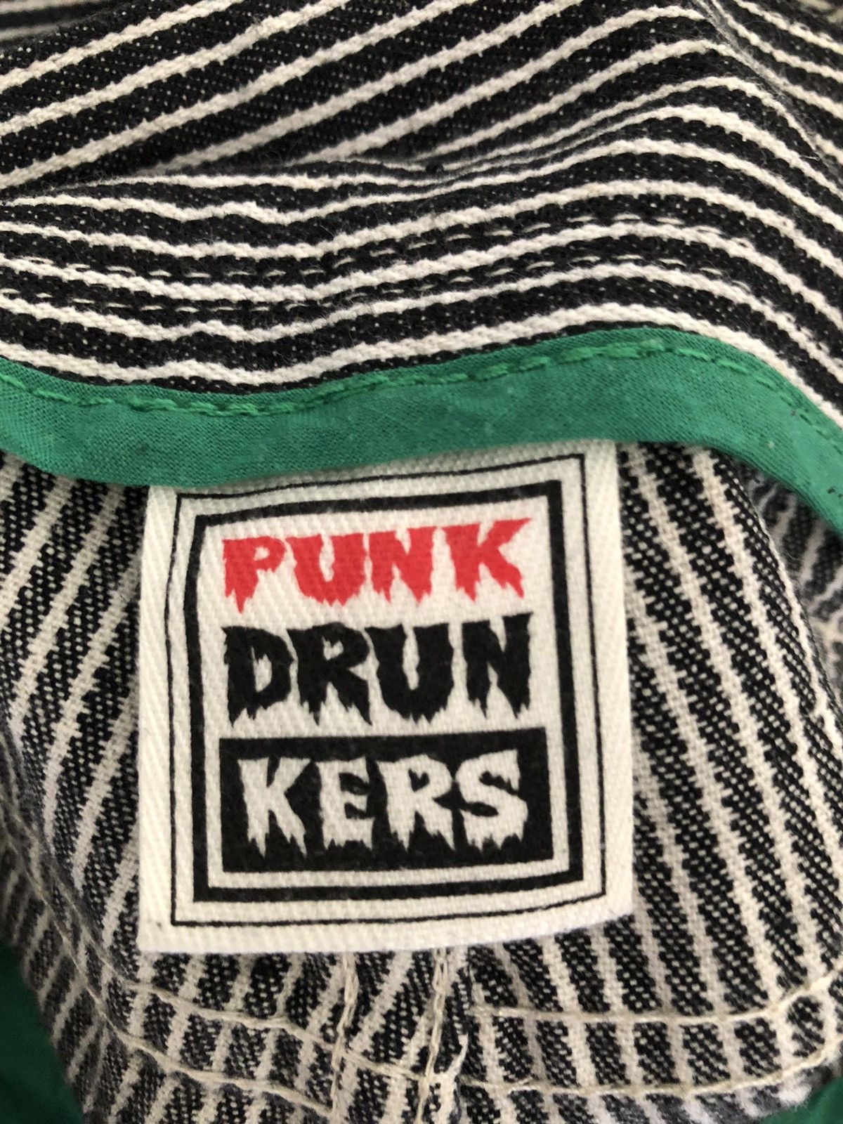 Vintage Japan Brand Punk Drunkers Hickory Striped Pant Size US 31 - 24 Thumbnail