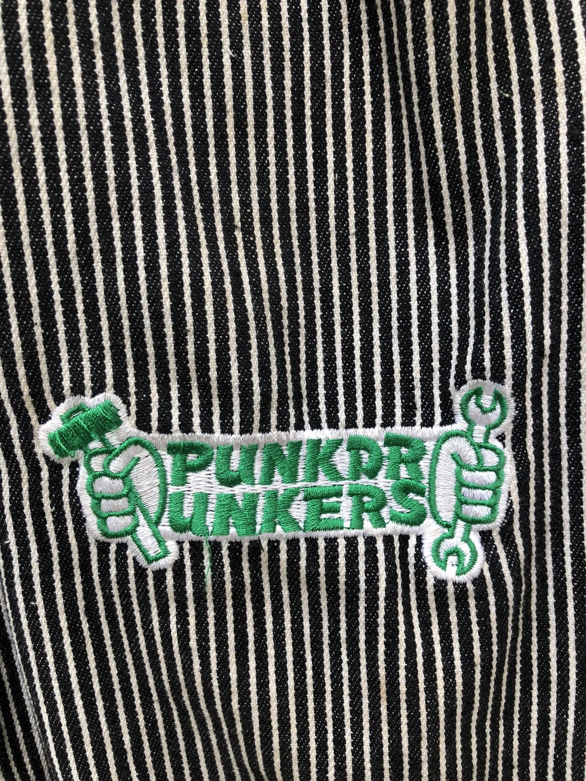 Vintage Japan Brand Punk Drunkers Hickory Striped Pant Size US 31 - 20 Thumbnail
