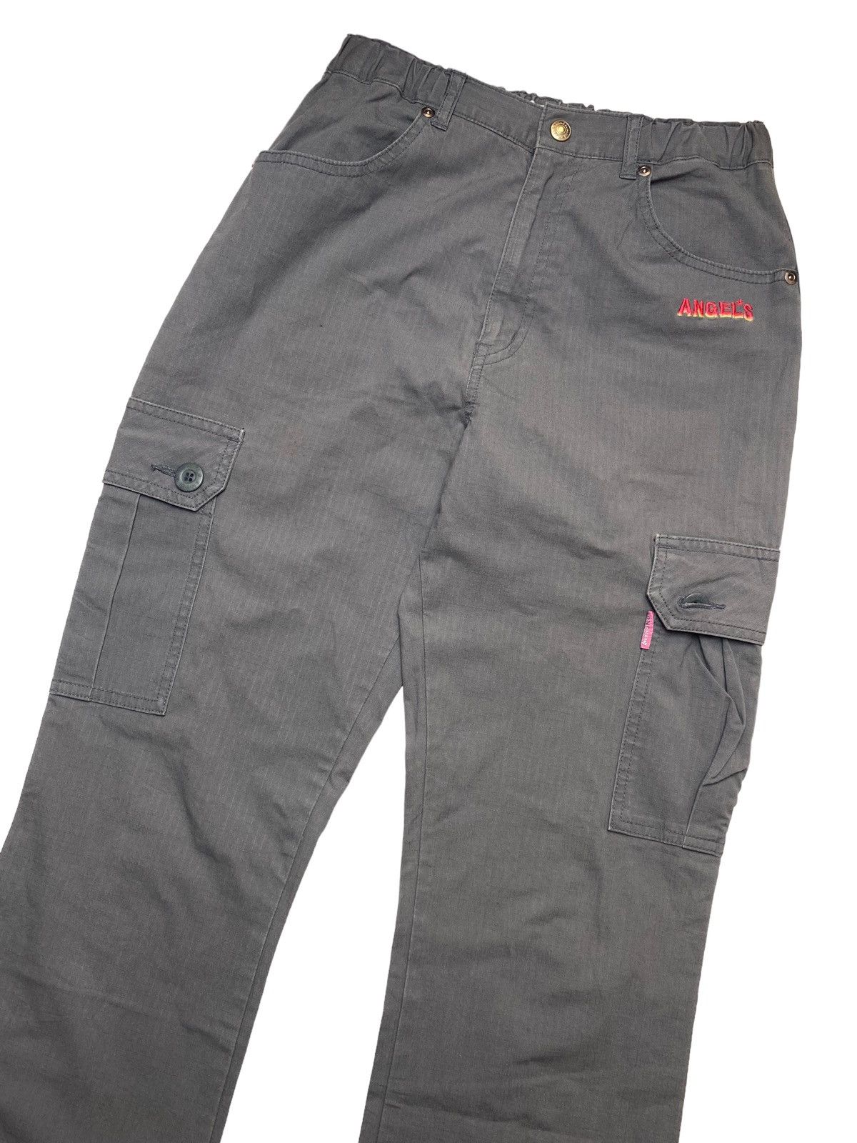 Hysteric Glamour × Japanese Brand 2000s Angel Blue - Flared Cargo Size US 28 / EU 44 - 3 Thumbnail